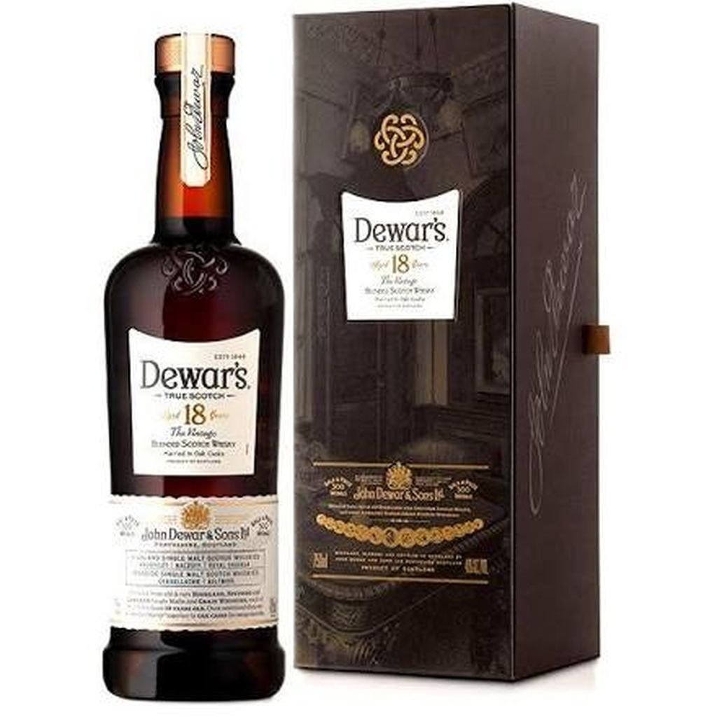 whisky dewars 18 anos