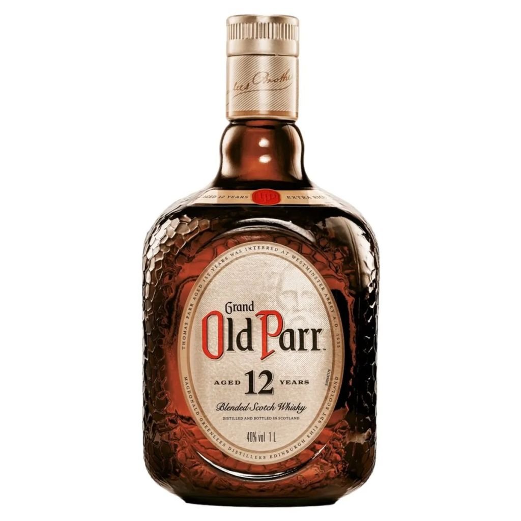 whisky grand old parr 12 anos 1 litro