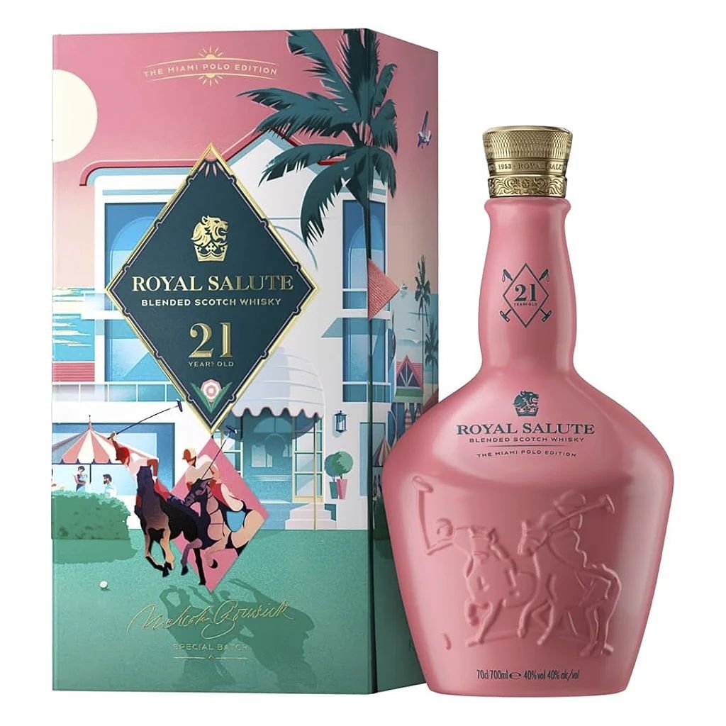 whisky royal salute miame polo 700 ml