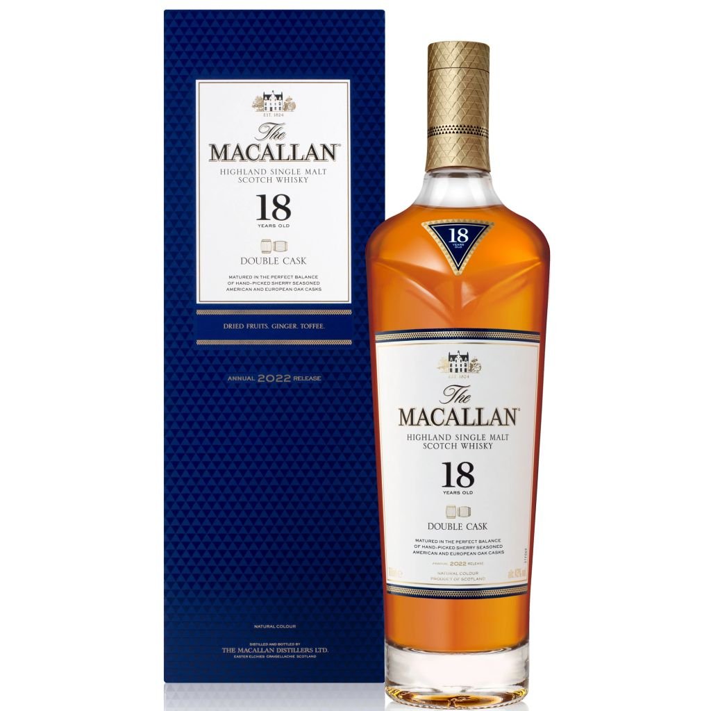 wisky macallan 18 anos double cask